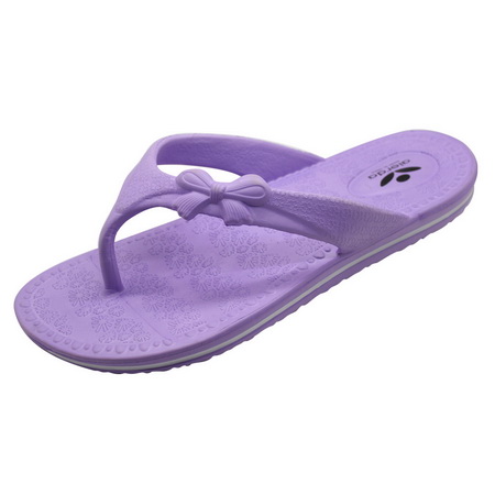 Foam flip flops purple